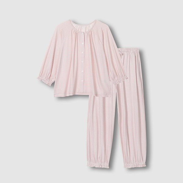 여 피치스킨 9부 파자마 세트 J216901006065