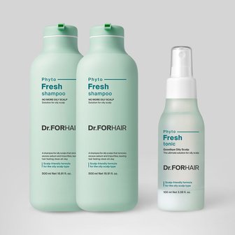 닥터포헤어 피토프레시 샴푸 500mlx2 + 피토프레시 토닉 100ml