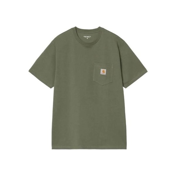 26SS 칼하트 WIP 숏슬리브 포켓 티셔츠 I030434 3IQXX OXIDE GREEN DOM