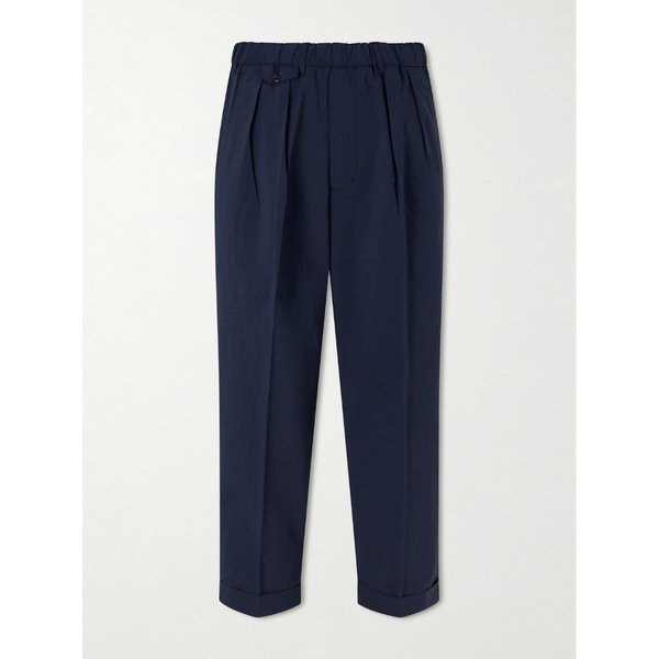 빔스 스트레이트 레그 플리츠 시어서커 수트 팬츠 46376663162982632