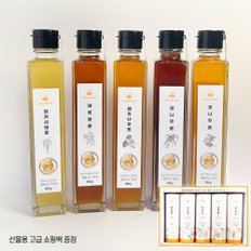 대동농원 대자연의 꿀 5종 선물세트1호(300g x 5입)_국내산 천연 벌꿀