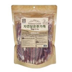 자연담은 한가득 오리우유스틱 1kg 강아지 애견 간식 (WE5D7B5)