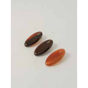 브라운무드 피넛 헤어클립 Brown Mood Peanut Hair Clip (3 colors)