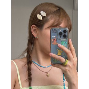 브라운무드 피넛 헤어클립 Brown Mood Peanut Hair Clip (3 colors)