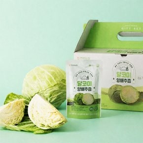 이제주 GAP 달코미양배추즙 90포 (NFC 저온착즙)