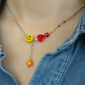 [레드벨벳 아이린 착용] Smile Dot Necklace N337