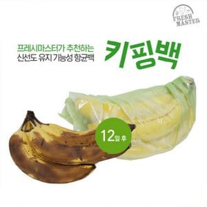  키핑백 음식부패방지 야채 신선보관 비닐 그린백  L