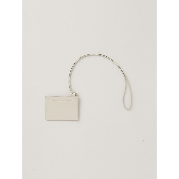 CARD HOLDER NECKLACE - ivory