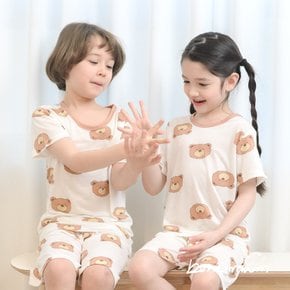 곰돌곰돌이 5부 인견싱글 상하세트