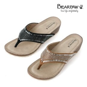 베어파우BEARPAW DARIA 웨지 플리플랍 womens 2종 택1