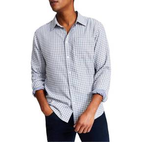 4691119 And Now This Mens Check Print Gingham Button-Down Shirt