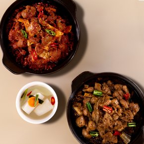 반식N 혼합 닭다리살 숯불 양념닭갈비 300g 5팩 + 간장닭갈비 300g 5팩(10인분)