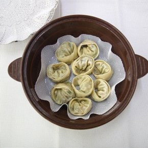 실리콘 찜시트 원형 22cm 만두 호빵 찜기 깔판 패드