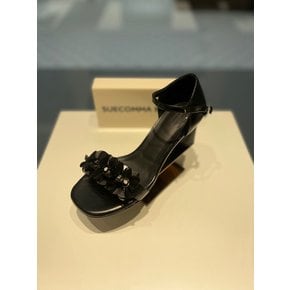 [김나영 착용] Blossom sandal(black)  DG2AM23034BLK