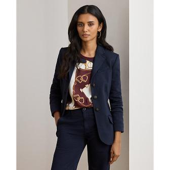 로렌 랄프 로렌 코튼 헤링본 자카드 블레이저(WMLROTWS6020272410)