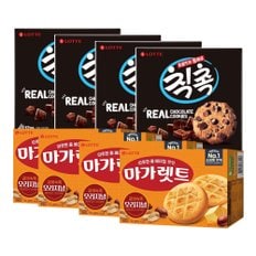 롯데 칙촉오리지날180g(12봉입)x4개  + 마가렛트 오리지널176g x4개