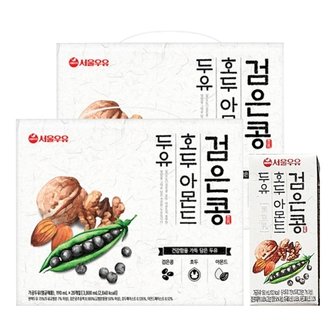 서울우유 검은콩호두아몬드두유 190mlx40개