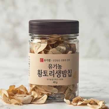 유기샘 유기농 황토리생밤칩 40g