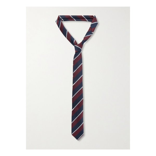 더프랭키샵 렌 스트라이프 트윌 타이 버건디 46376663162949612