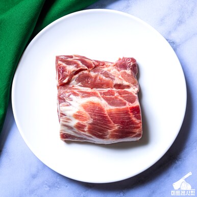 미트레시피 한돈 수육 보쌈용 고기 목살 1kg