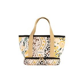스몰 런치 토트 백 - 레오파드 플라워(CK-HCKLPSMTOTEBAG)