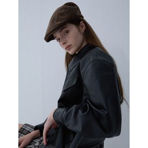 Velvet hunting cap_2color
