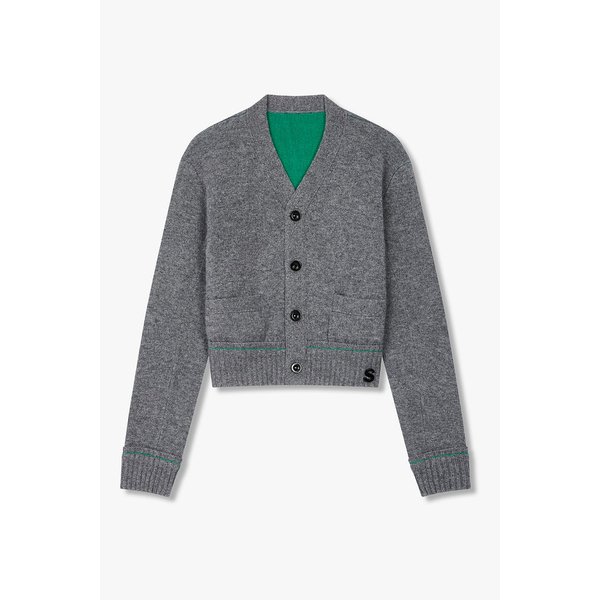 [CLASSICS] 여성 캐미시머 블렌드 니트 가디건 6415331100000