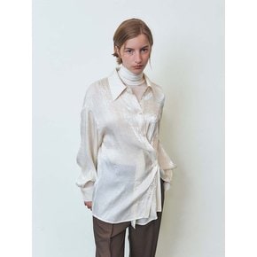 RTF CRINKLE SIDE BUTTON BLOUSE_2COLORS