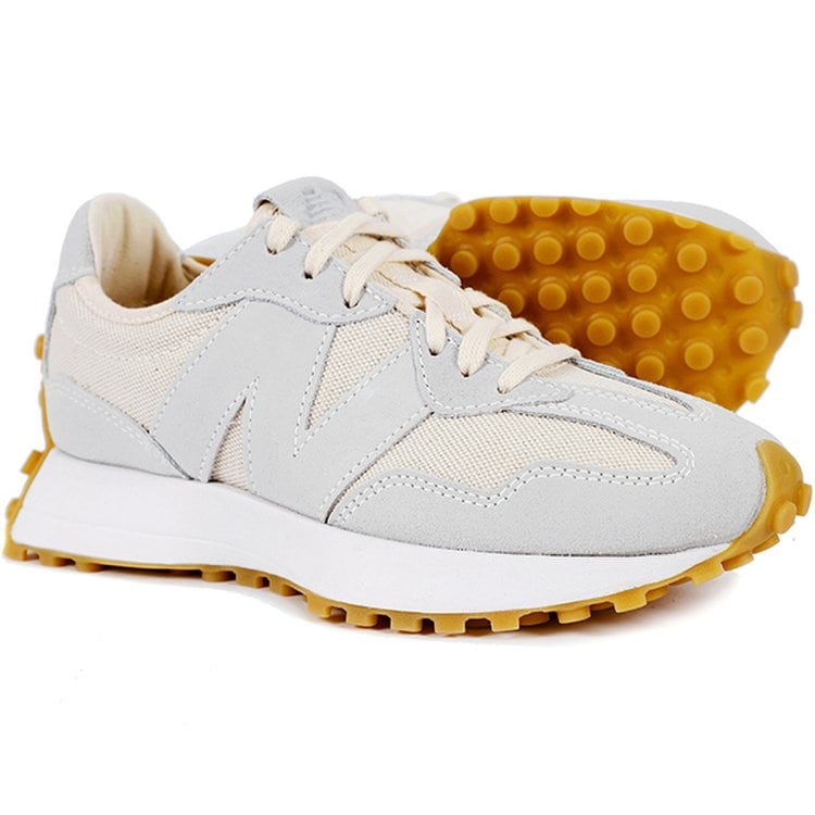 Blue Beige New Balance Ws327und 정품] 뉴발란스 327 언다이드 화이트