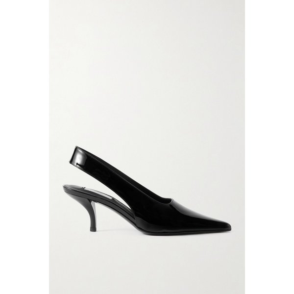 페이턴트 가죽 슬링백 펌프스 46376663162980196