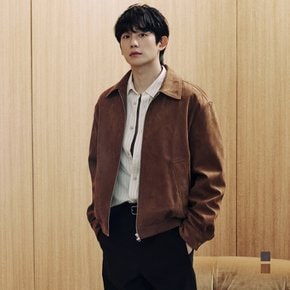 스웨이드 블루종_2colors / 카멜,다크 그레이