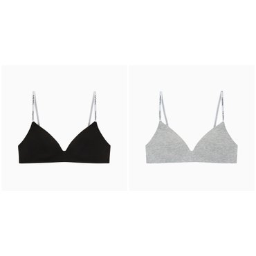 Calvin Klein Underwear 25SS CK 여성 아이콘 코튼 모달 AF 라이틀리 라인드 브라렛 2종 택1(QF8090AD-UB1/P7A)