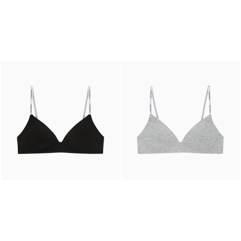 Calvin Klein Underwear 25SS CK 여성 아이콘 코튼 모달 AF 라이틀리 라인드 브라렛 2종 택1(QF8090AD-UB1/P7A)
