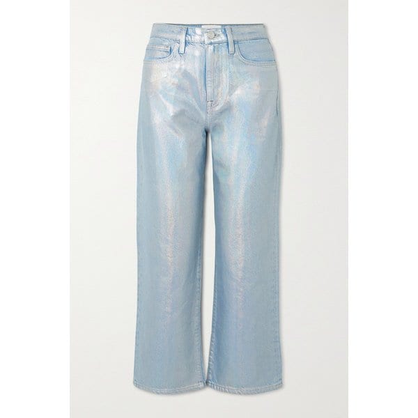 Net Sustain Le Jane 크롭 아이리스센트 하이라이즈 스트레이트 진 1647597325681688