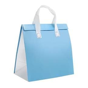 냉온 쇼핑백가방 부직포 파랑 중 27.5x16x27.5cm 런치백 아이스백 캠핑