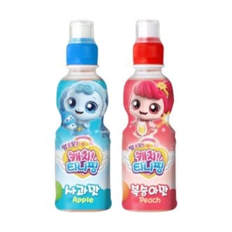 기타 웅진캐치티니핑 사과맛200ml 12개 + 복숭아맛 200ml 12개