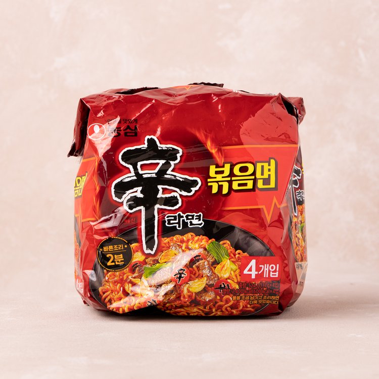 농심 신라면 볶음면 131g*4입, 믿고 사는 즐거움 SSG.COM 농심 신라면 볶음면 131G*4입, 믿고 사는 즐거움 Ssg.Com