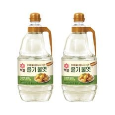 CJ제일제당 백설 올리고당을 더한 물엿 2.45kg x2개