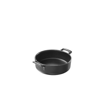 레볼 벨쿠진 원형 핸들 디쉬 12cm 블랙