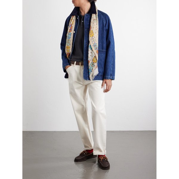 드레익스 프레이드 프린트 울 실크 블렌드 스카프 46376663163066561