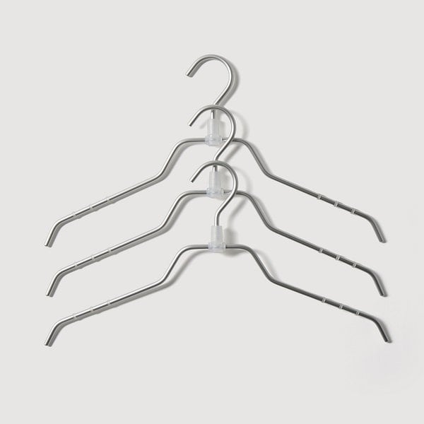 회전 후크 논슬립 알루미늄 셔츠용 옷걸이 3개 J52N902032600