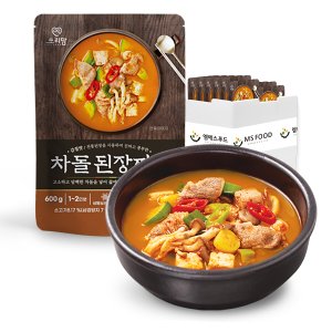  쏘리맘차돌된장찌개25개BOX 엠에스푸드 즉석 요리 캠핑 간단 간편 엄마손맛 간편식 혼밥 음식