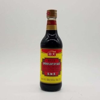  천연 발효 양조간장 해천 생추왕 간장 500ml