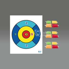 뉴스포츠 원형타겟세트 (칼라빈백 12개입)