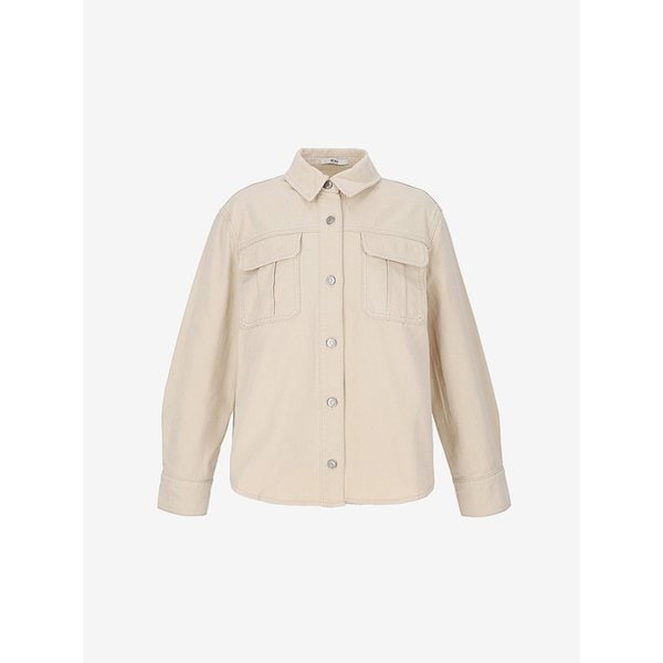 오버핏 데님 셔츠 자켓_YC3DJ02