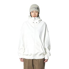 Gear Silhouette Hoodie Zip-up (WHITE)