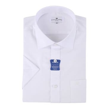 카운테스마라 구김없고 신축성있는 일반핏 솔리드 반팔셔츠 CDCY2B5401A0