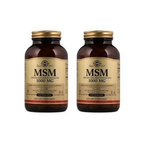 [해외직구] 2개X  솔가  식이황  MSM  1000mg  120정