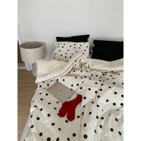 알러쉴드 피코 도트 고밀도 순면 차렵이불 2colors(SS/S/Q/K)