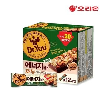 오리온 닥터유 에너지바 컴팩트 호두(34g) x 12P